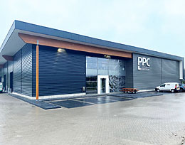 Pand van filiaal Groningen van PPC. PPC Groningen pand