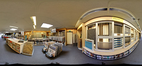 Interieur van een vestiging van Decokay