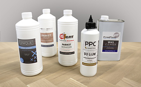 Onderhoudsartikelen PPC voorzien van het DNA van de vloerenspecialist. Onderhoudsartikelen-PPC