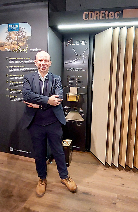 Philiep Caryn: “Een ideale stek om het een en ander over de producten te vertellen.” Philiep Caryn