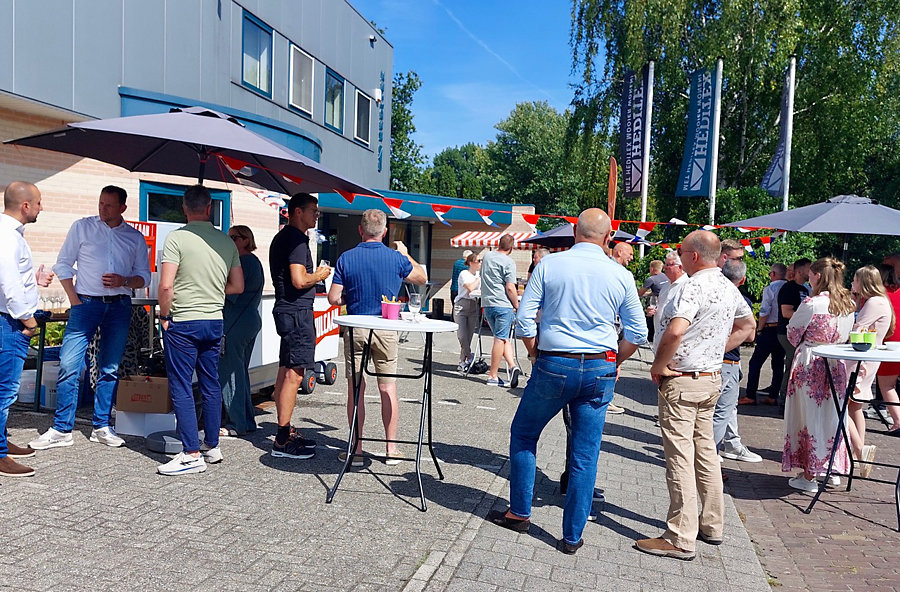 De Haring Party van Heditex is een leuk moment om bij te praten. Bijpraten