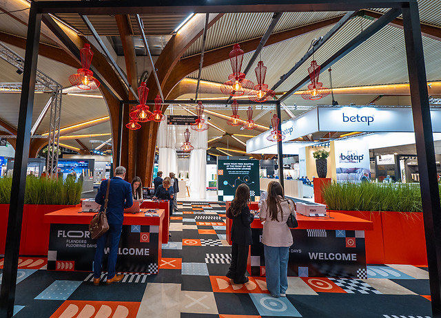 Ruim 70 procent van de deelnemers van Flanders Flooring Days 2025 heeft zijn plaats al gereserveerd voor volgend jaar. Hub 4