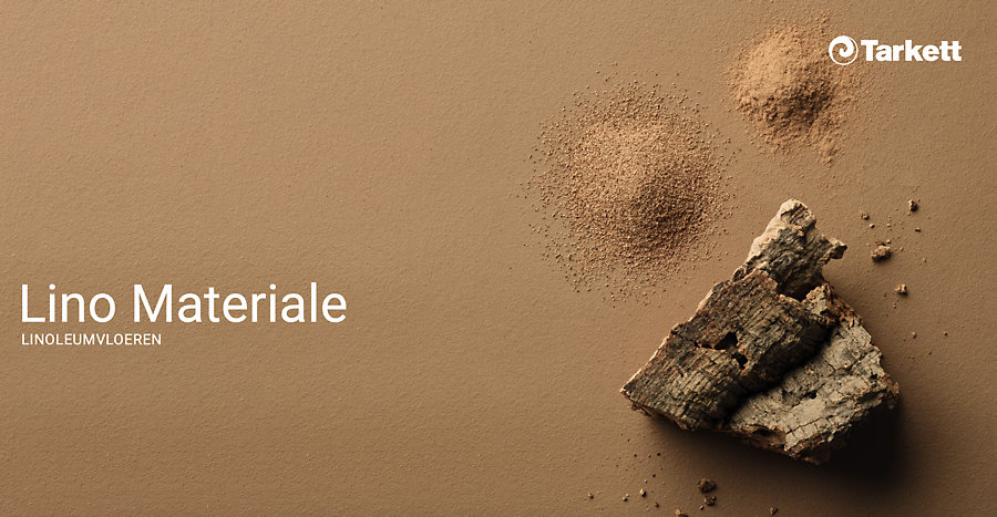 Tarkett’s nieuweste linoleumvloer heeft kurk in de hoofdrol. tarkett lino materiale